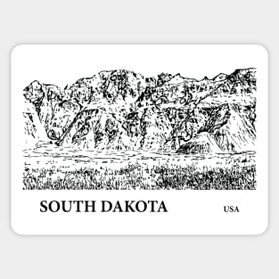 South Dakota USA Sticker